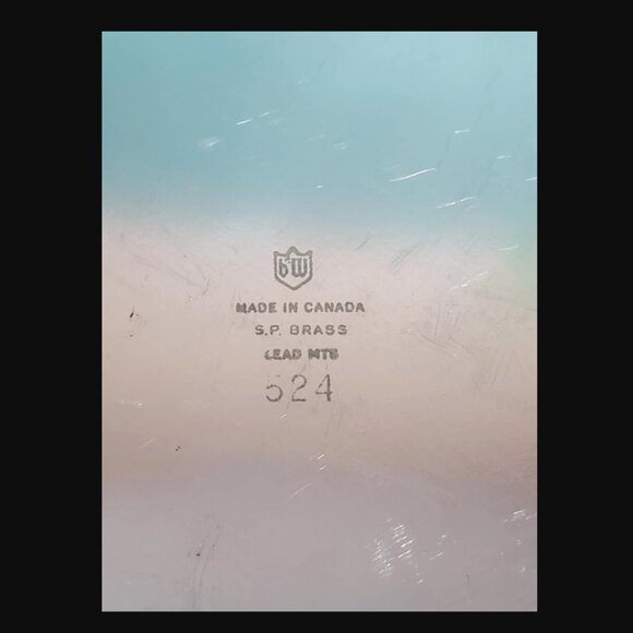 Vintage Canadian Made Silver-Plated Serving Dish & Lid – EP Brass - Picture 7 of 8